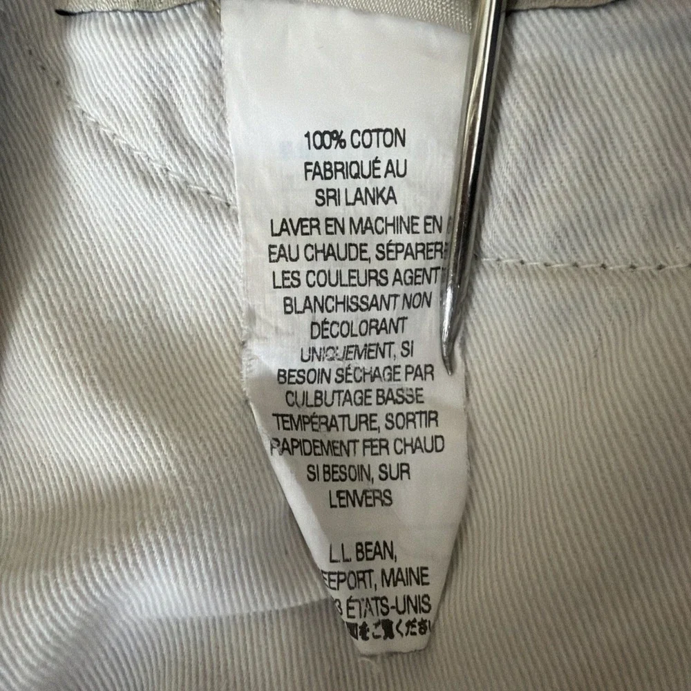 LL Bean Mens Corduroy Pants Straight Leg Standard Fit Grey Size 32X29